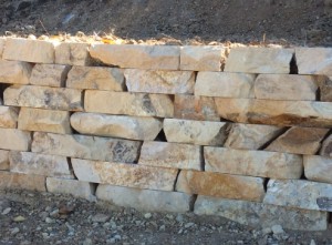 110mm Sawn Wallers Dry Stack