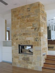 Basket Range Sandstone Quarry Face Fireplace